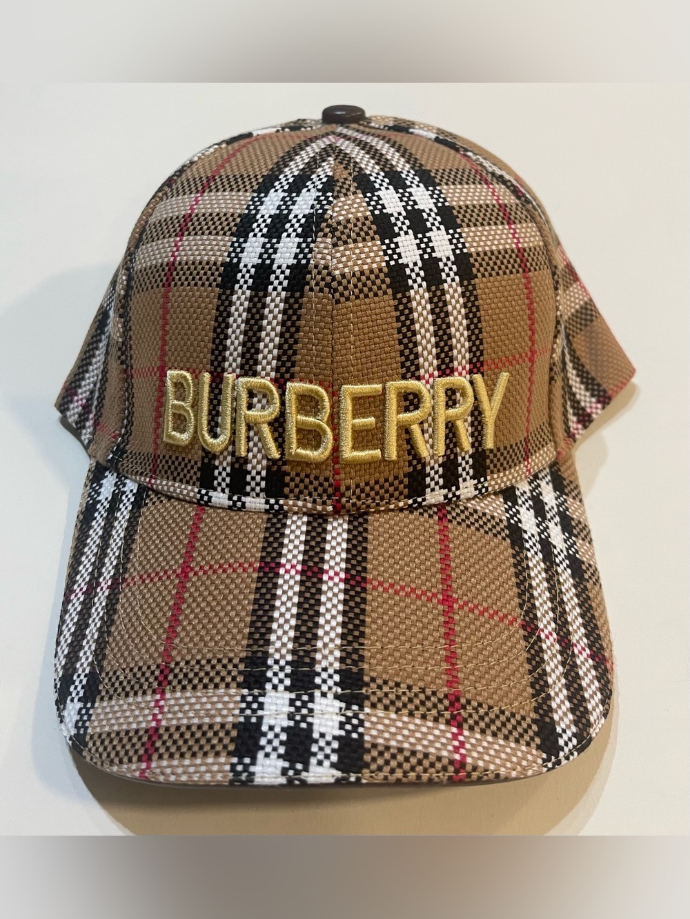 Plaid Burberry Hat